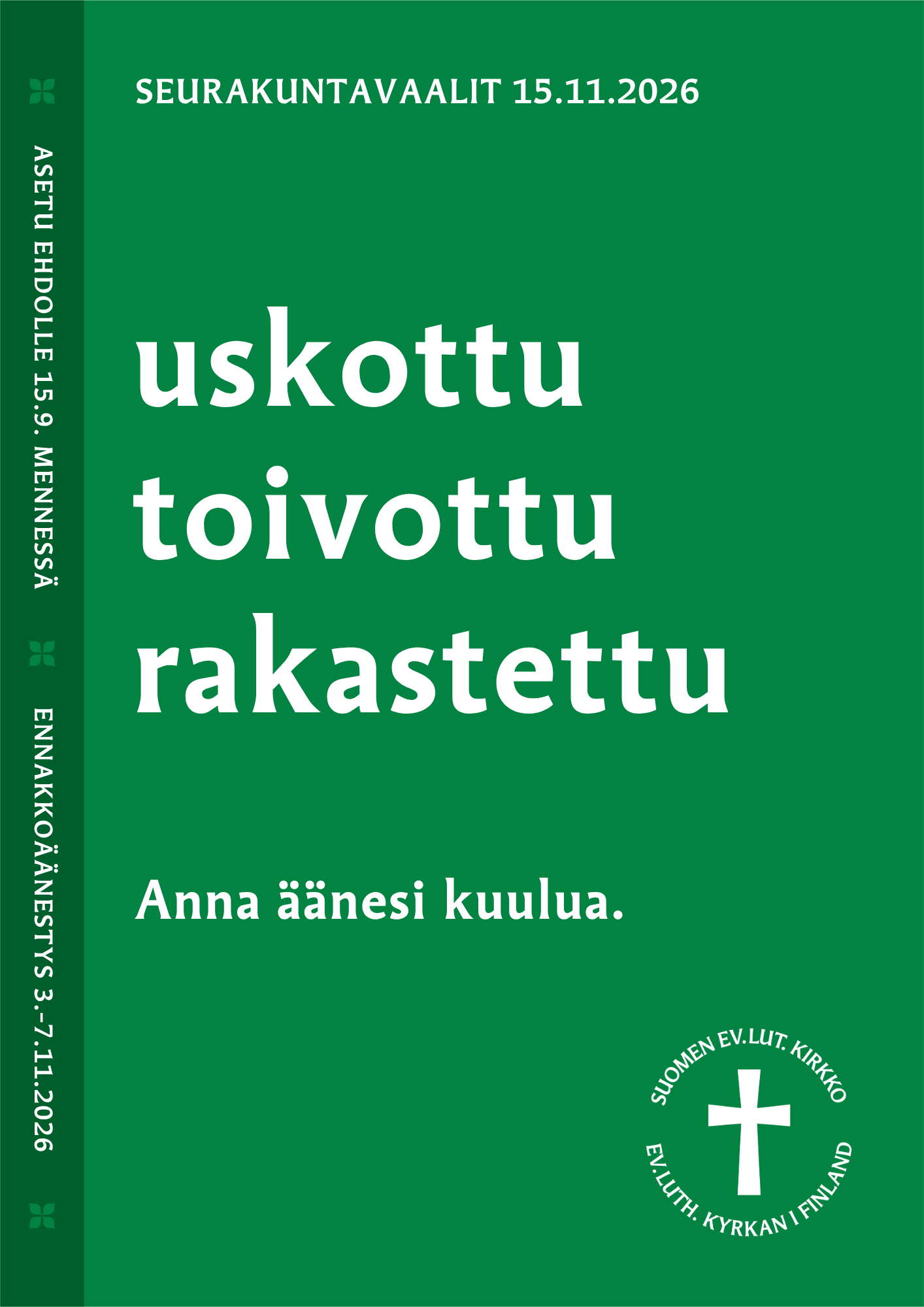 Seurakuntavaalien slogan