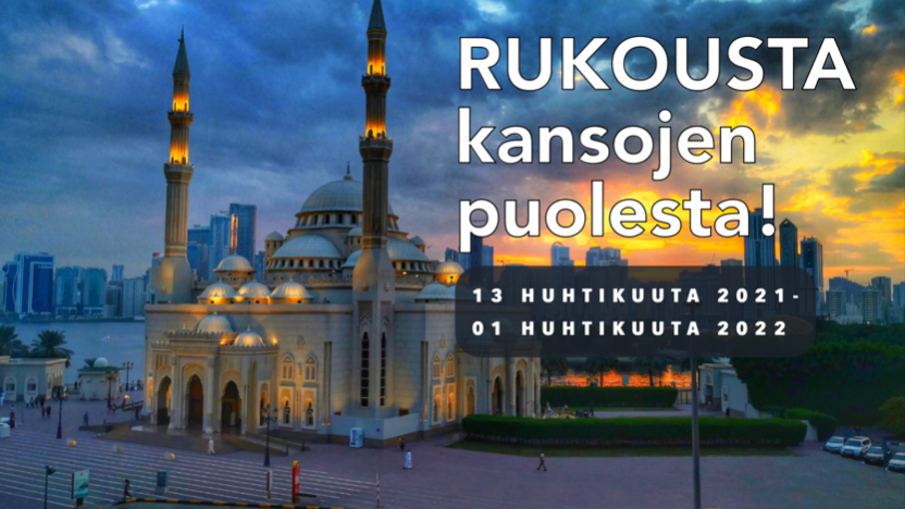 30 päivää rukousta - Skype - rukouspiiri lähetystyön puolesta Tässä kuvassa on Rukousta kansojen puolesta - vihkosen kansi.
