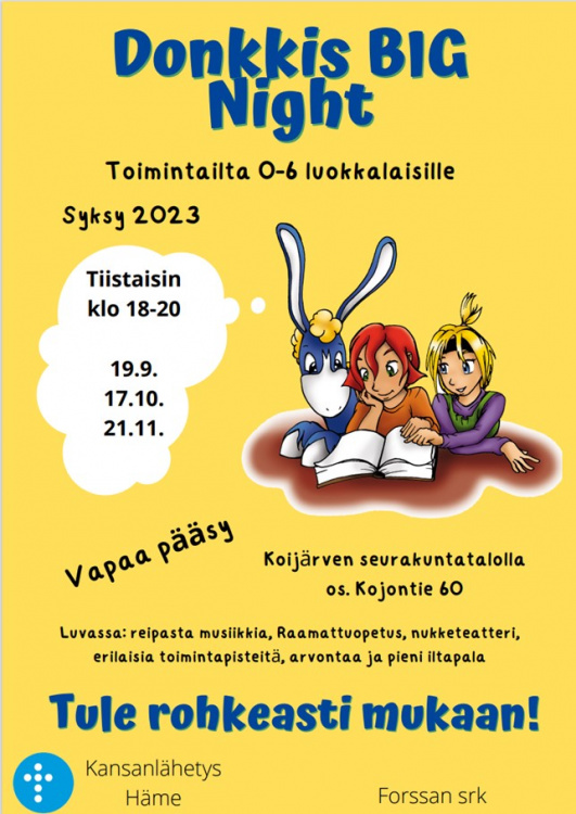 Syyskauden 2023 donkkis mainos