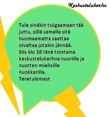 Keskustelukerho nuorille Keskustelukerho nuorille