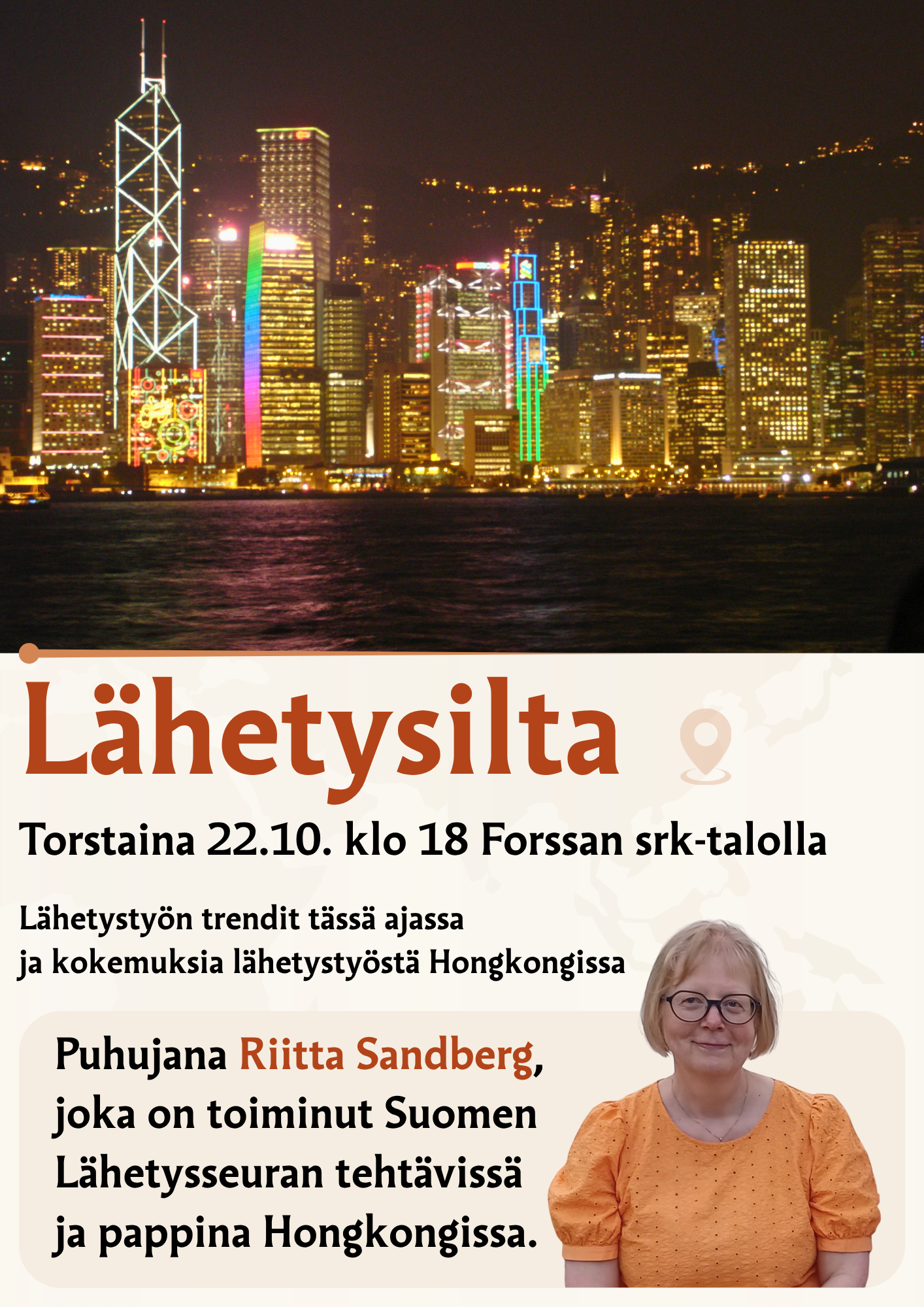Lähetysilta 22.10. klo 18 Forssan srk-talo